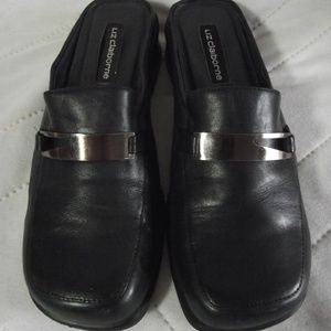 Liz Claiborne Navy Blue Mules